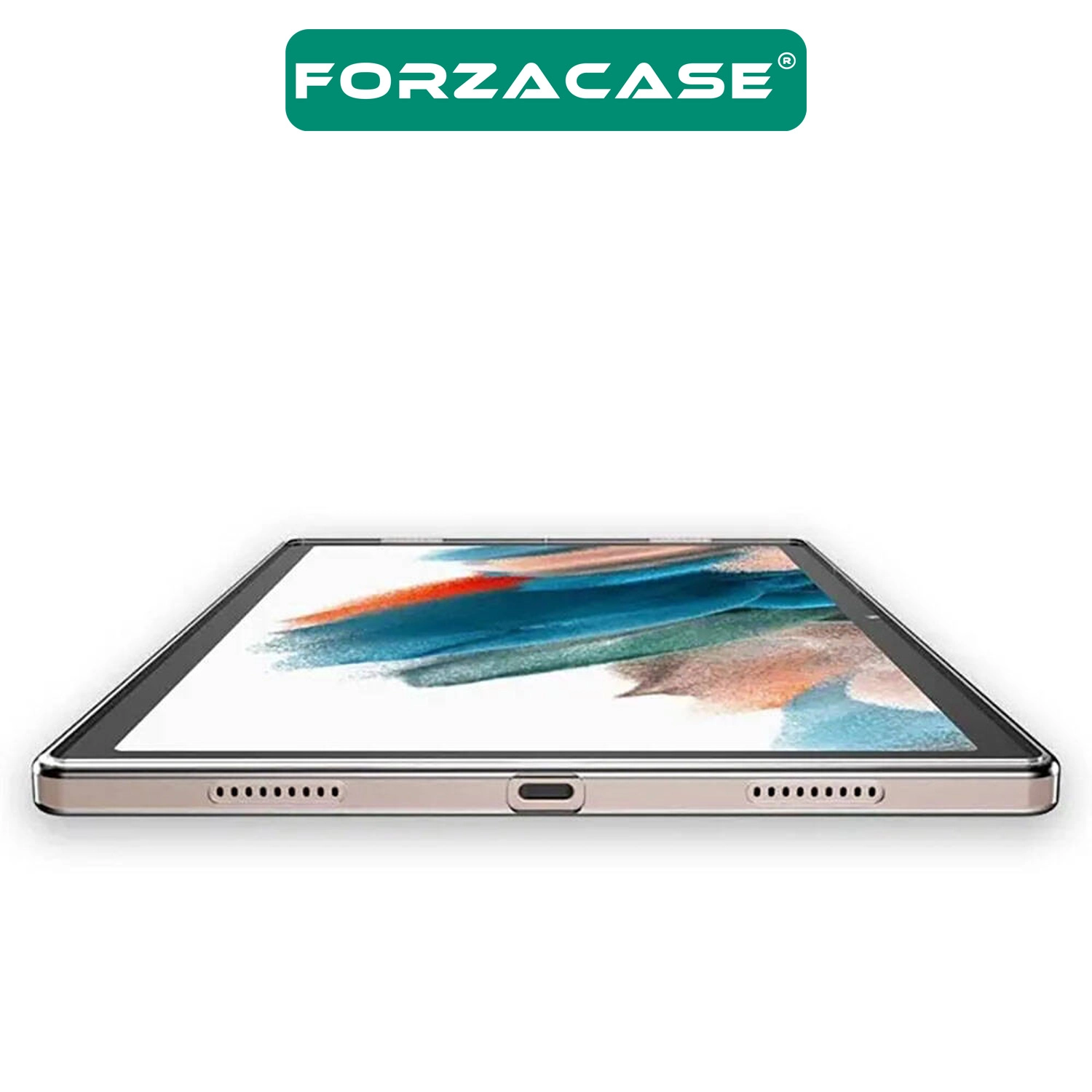 Forzacase Samsung Galaxy Tab A11 8.7 inç X133 ile uyumlu Silikon Kılıf Buzlu Şeffaf - FC013