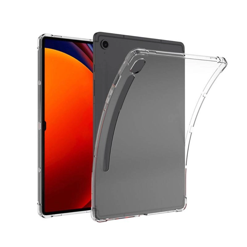 Forzacase Samsung Galaxy Tab S10 FE 10.9 inç X520 ile uyumlu Anti Shock Silikon Kılıf Şeffaf - FC014
