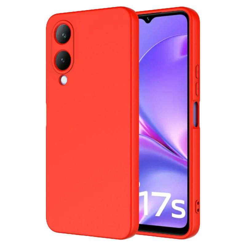 Forzacase Vivo Y17S ile uyumlu Liquid Serisi İçi Kadife Lansman Silikon Kılıf