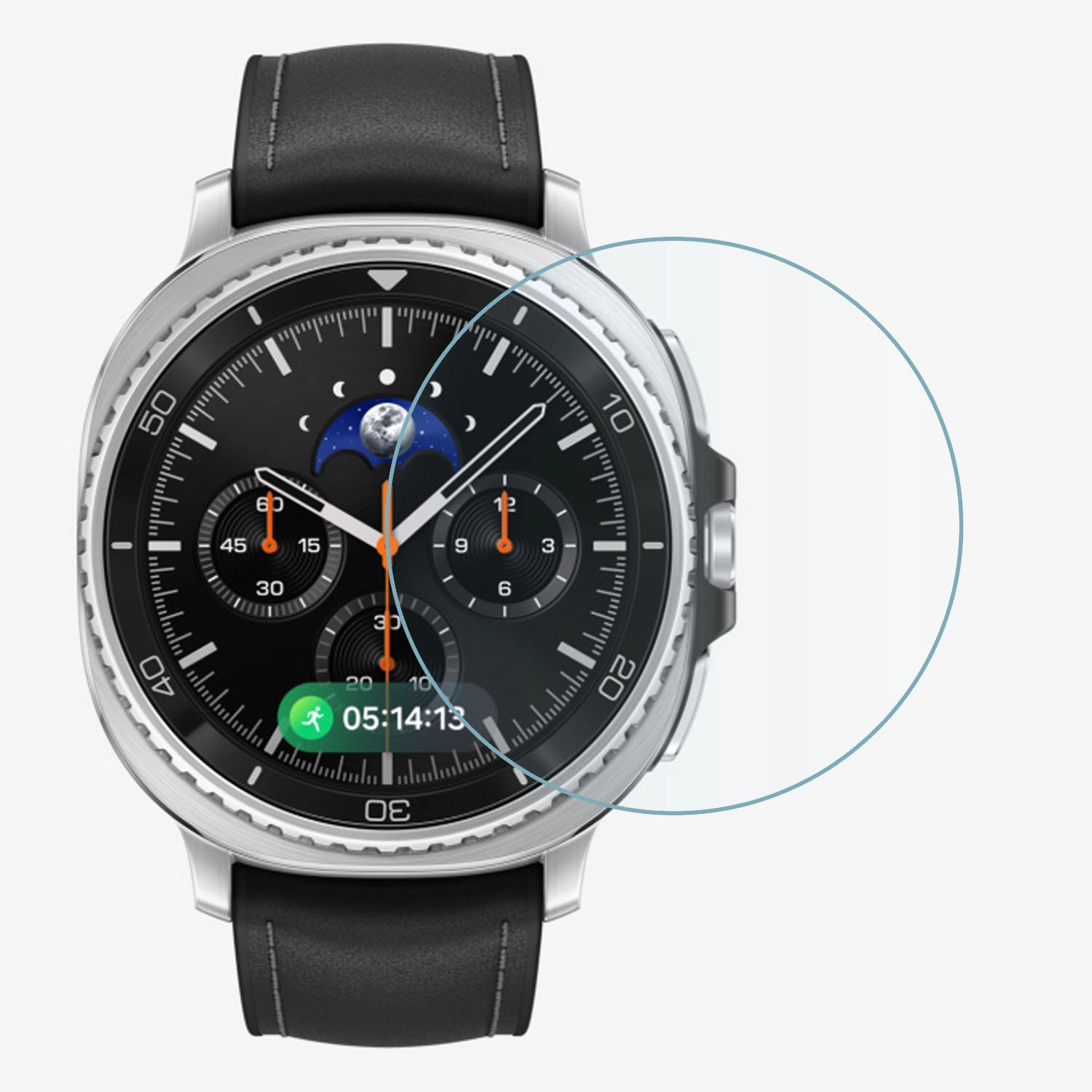 Forzacase Samsung Galaxy Watch 8 Classic 46mm ile uyumlu Temperli Kırılmaz Cam Ekran Koruyucu FC861
