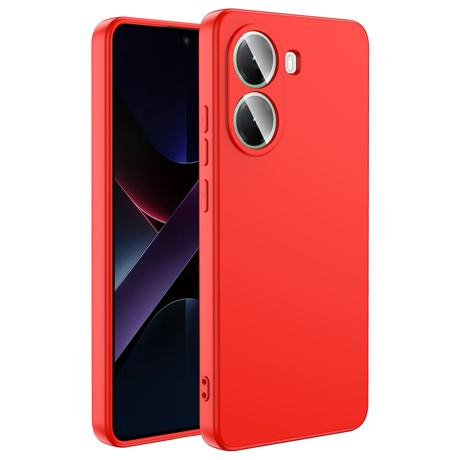 Forzacase Xiaomi Poco X7 Pro ile uyumlu Liquid Serisi İçi Kadife Lansman Silikon Kılıf