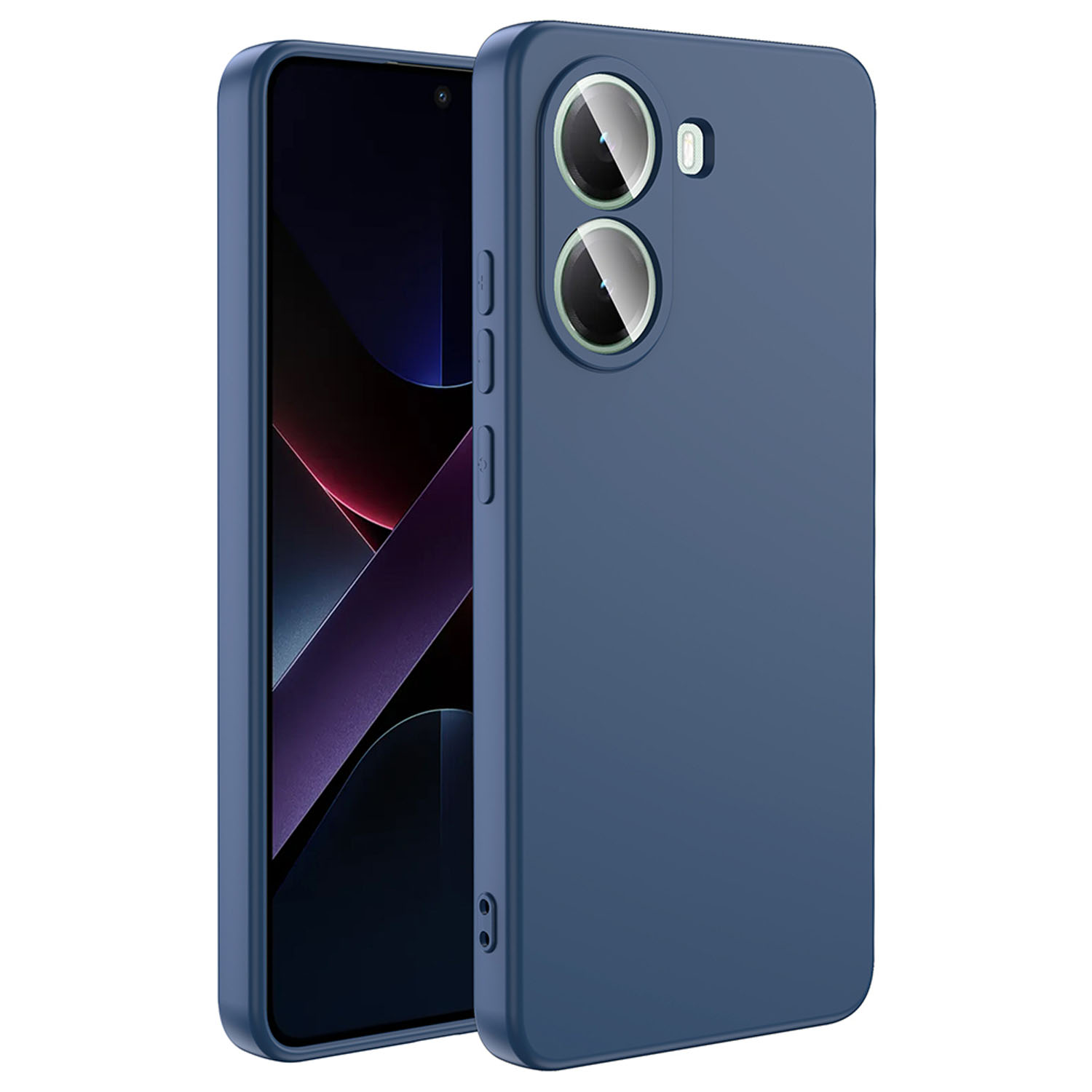 Forzacase Xiaomi Poco X7 Pro ile uyumlu Liquid Serisi İçi Kadife Lansman Silikon Kılıf