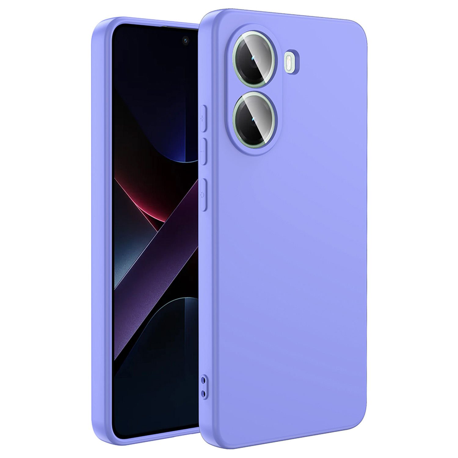 Forzacase Xiaomi Poco X7 Pro ile uyumlu Liquid Serisi İçi Kadife Lansman Silikon Kılıf