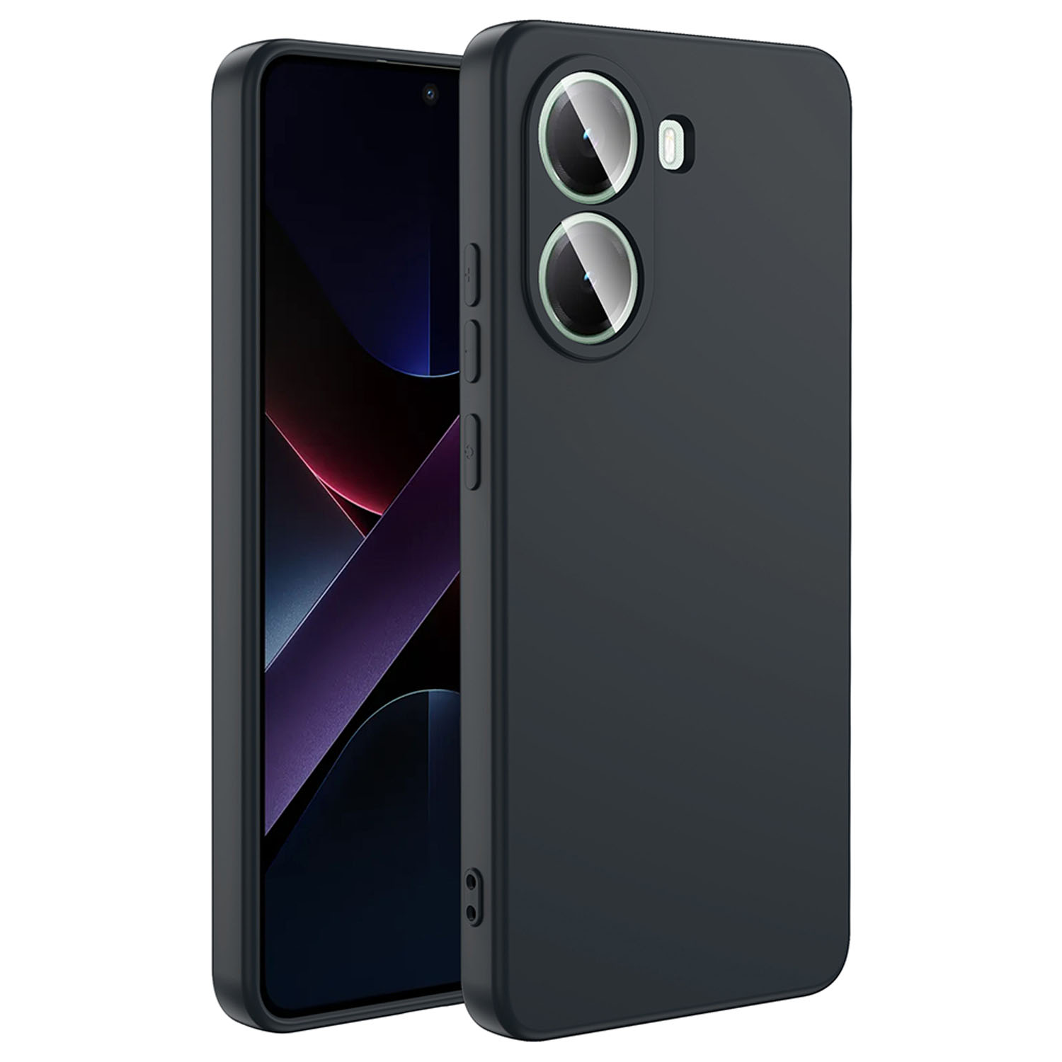 Forzacase Xiaomi Poco X7 Pro ile uyumlu Liquid Serisi İçi Kadife Lansman Silikon Kılıf