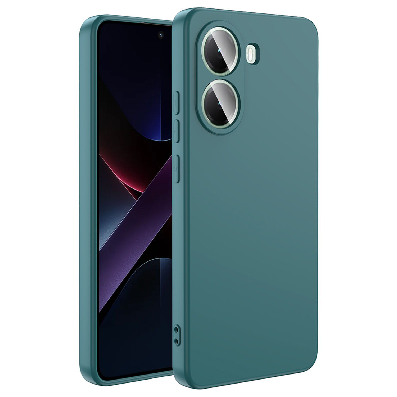 Forzacase Xiaomi Poco X7 Pro ile uyumlu Liquid Serisi İçi Kadife Lansman Silikon Kılıf