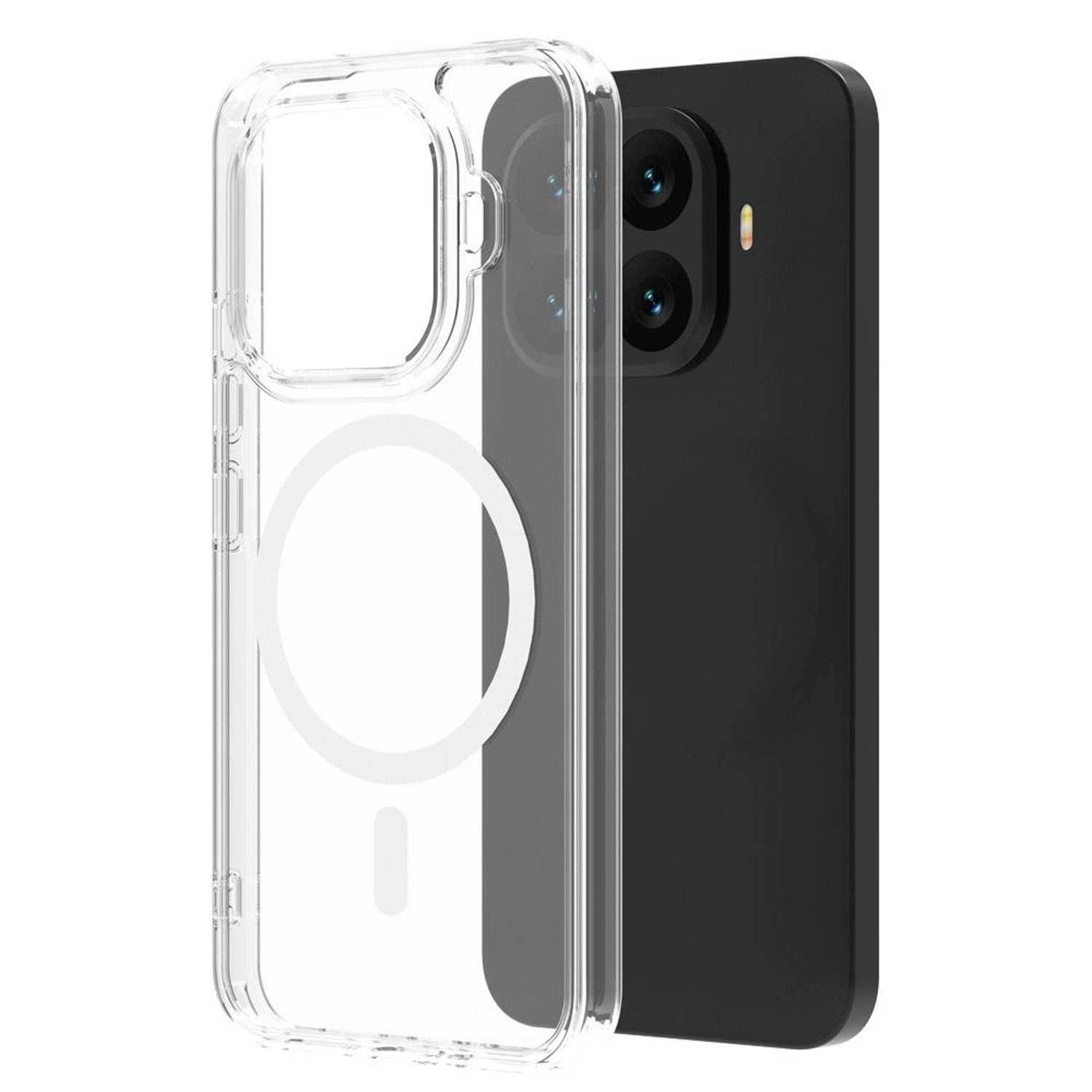 Forzacase Xiaomi 17T Pro ile uyumlu ClearMag Serisi Magsafe Özellikli Kristal Şeffaf Sert PC Kılıf