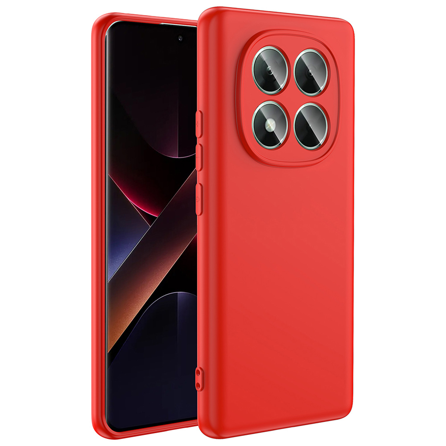 Forzacase Xiaomi Poco X7 ile uyumlu Liquid Serisi İçi Kadife Lansman Silikon Kılıf