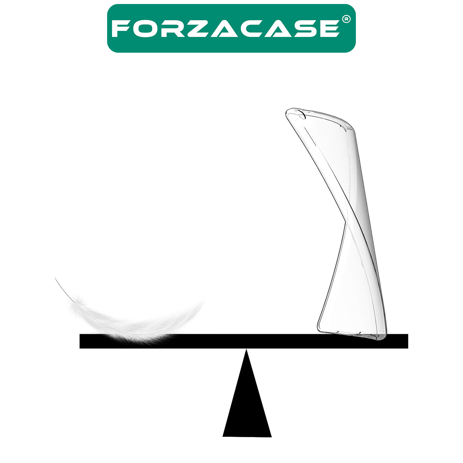 Forzacase Apple iPad 10.2 - 10.5 inch ile Uyumlu Silikon Kılıf Şeffaf - FC013