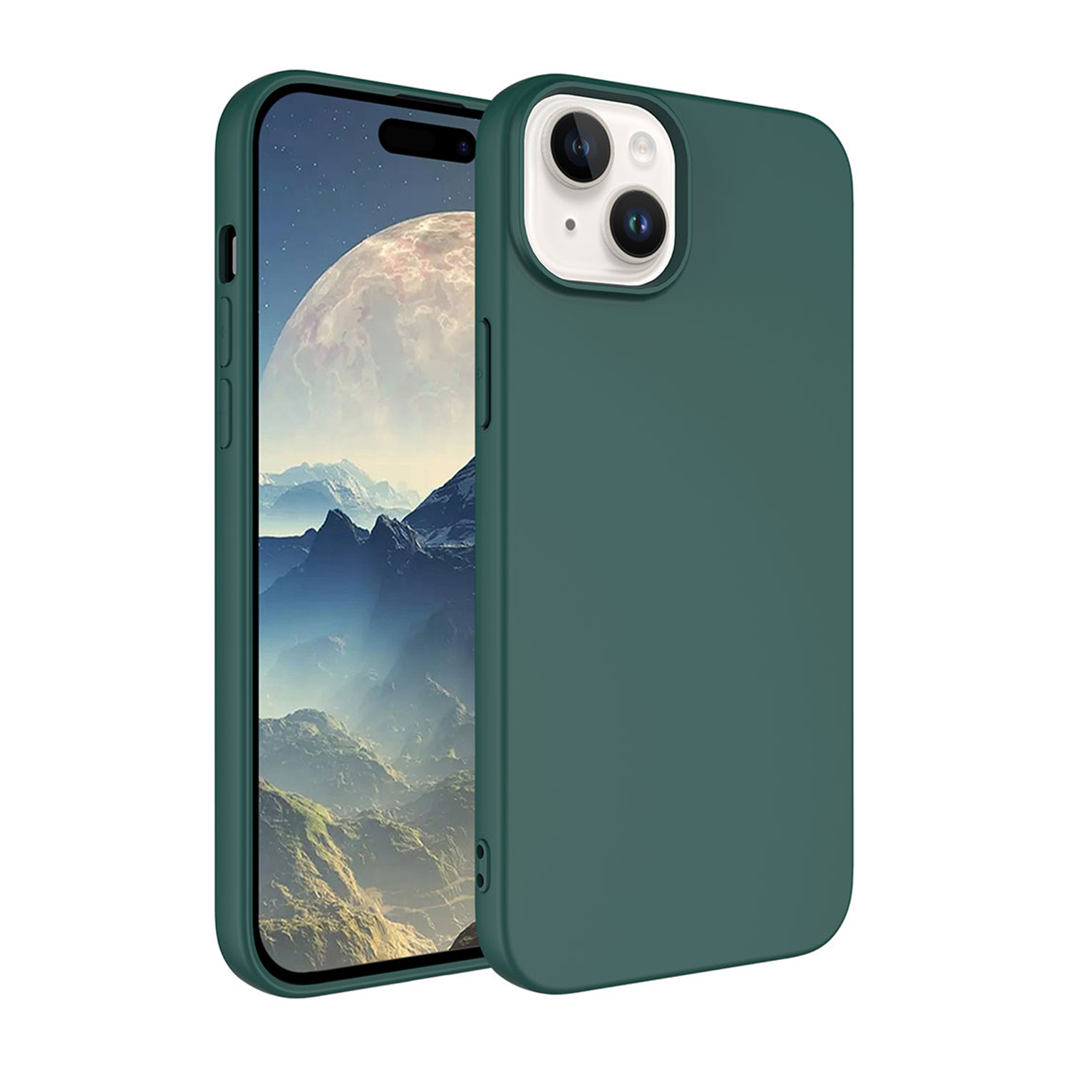 Forzacase iPhone 15 Plus uyumlu Liquid Serisi İçi Kadife Lansman Silikon Kılıf