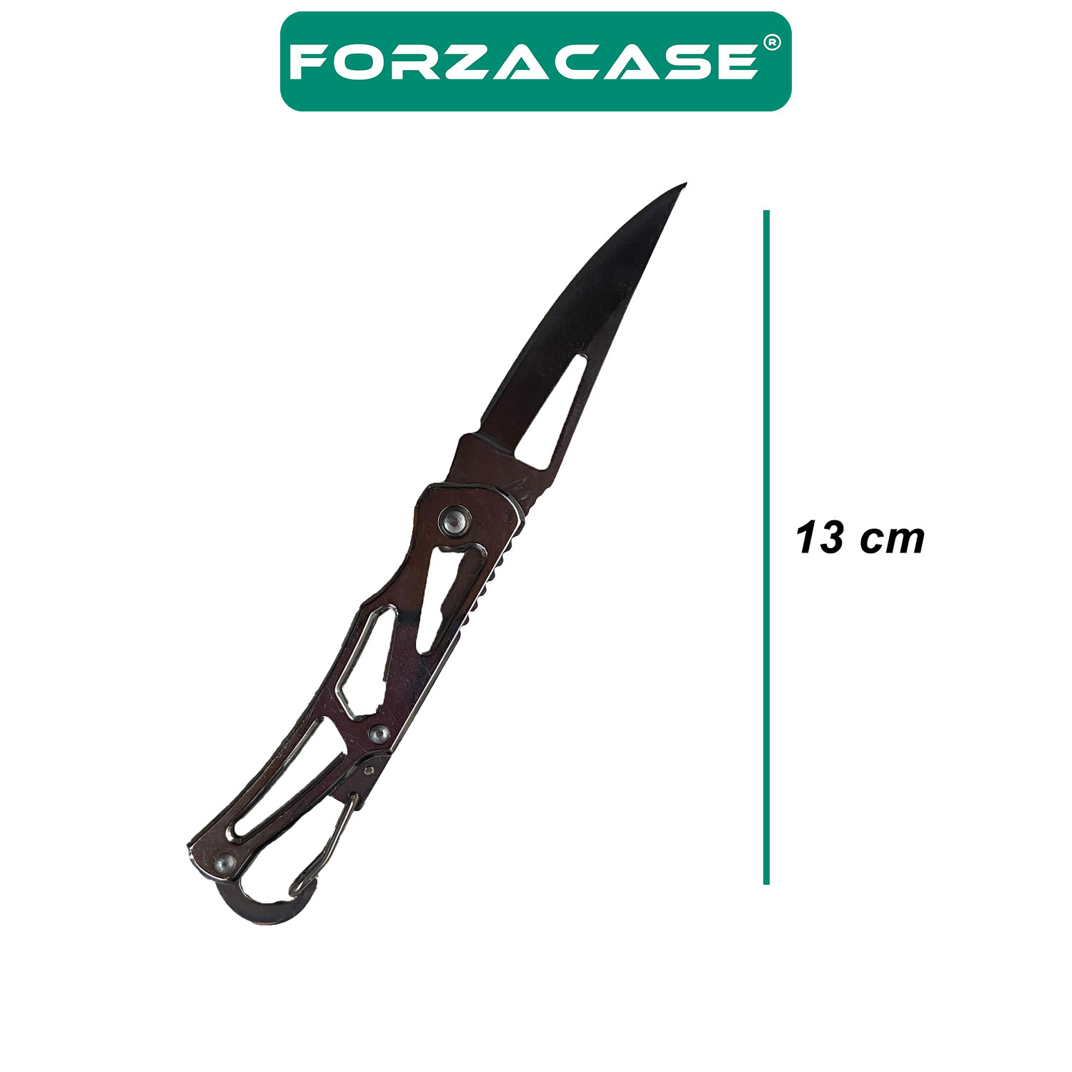 Forzacase Paslanmaz Çelik Ultra Keskin Outdoor Avcılık Kamp Çakısı Kamp Mutfak Bıçağı - FC341