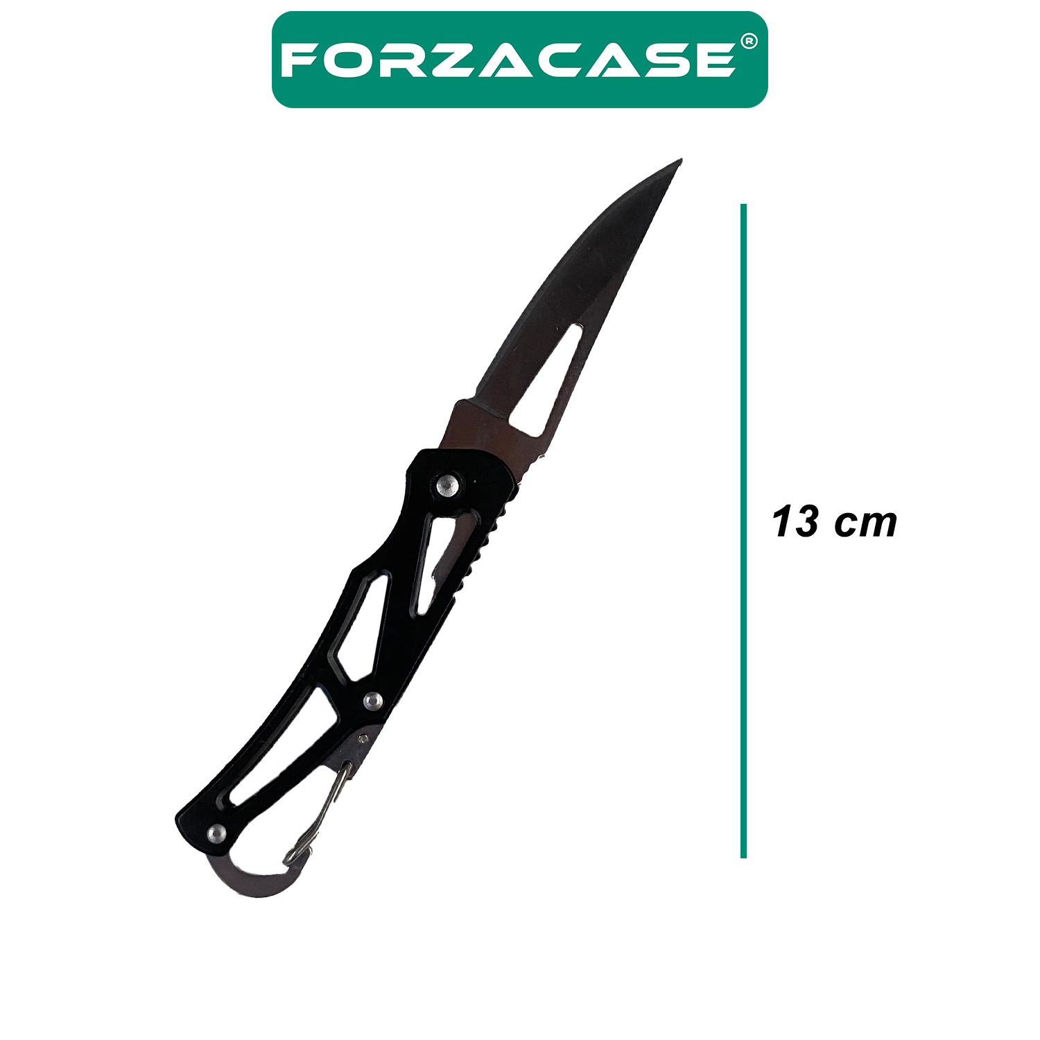 Forzacase Paslanmaz Çelik Ultra Keskin Outdoor Avcılık Kamp Çakısı Kamp Mutfak Bıçağı - FC341