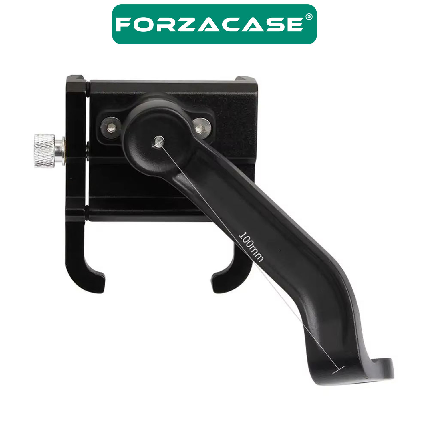 Forzacase Bisiklet Motosiklet Scooter için Ayna Montajlı Metal Telefon Tutucu - P2 FC980