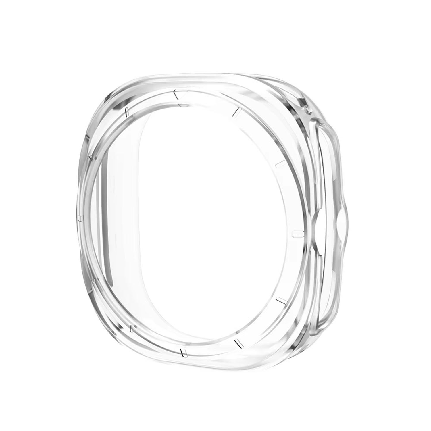 Forzacase Samsung Galaxy Watch 7 Ultra 47mm ile uyumlu Önü Açık Silikon Kılıf - FC764