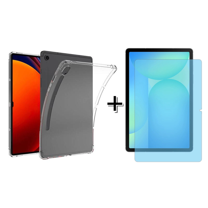 Forzacase Samsung Galaxy Tab S10 FE 10.9’’ Anti Shock Silikon Kılıf + Nano Ekran Koruma Filmi FC014