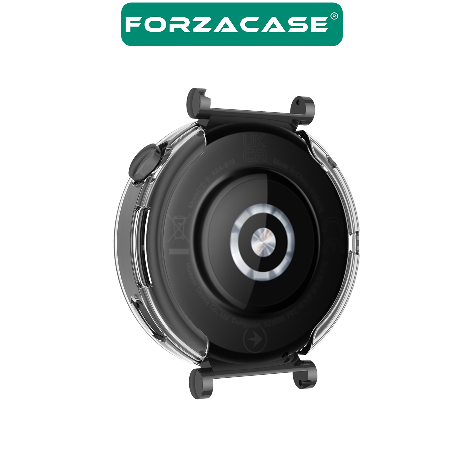 Forzacase Huawei Watch GT 4 41mm ile uyumlu Önü Kapalı Ekran Korumalı Silikon Kılıf - FC010