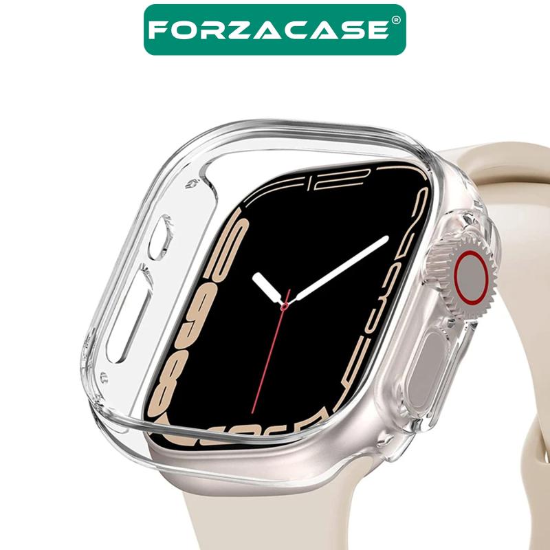 Forzacase Apple Watch Ultra / Ultra 2 49mm Önü Açık Sert Plastik Rubber Kılıf - FC380