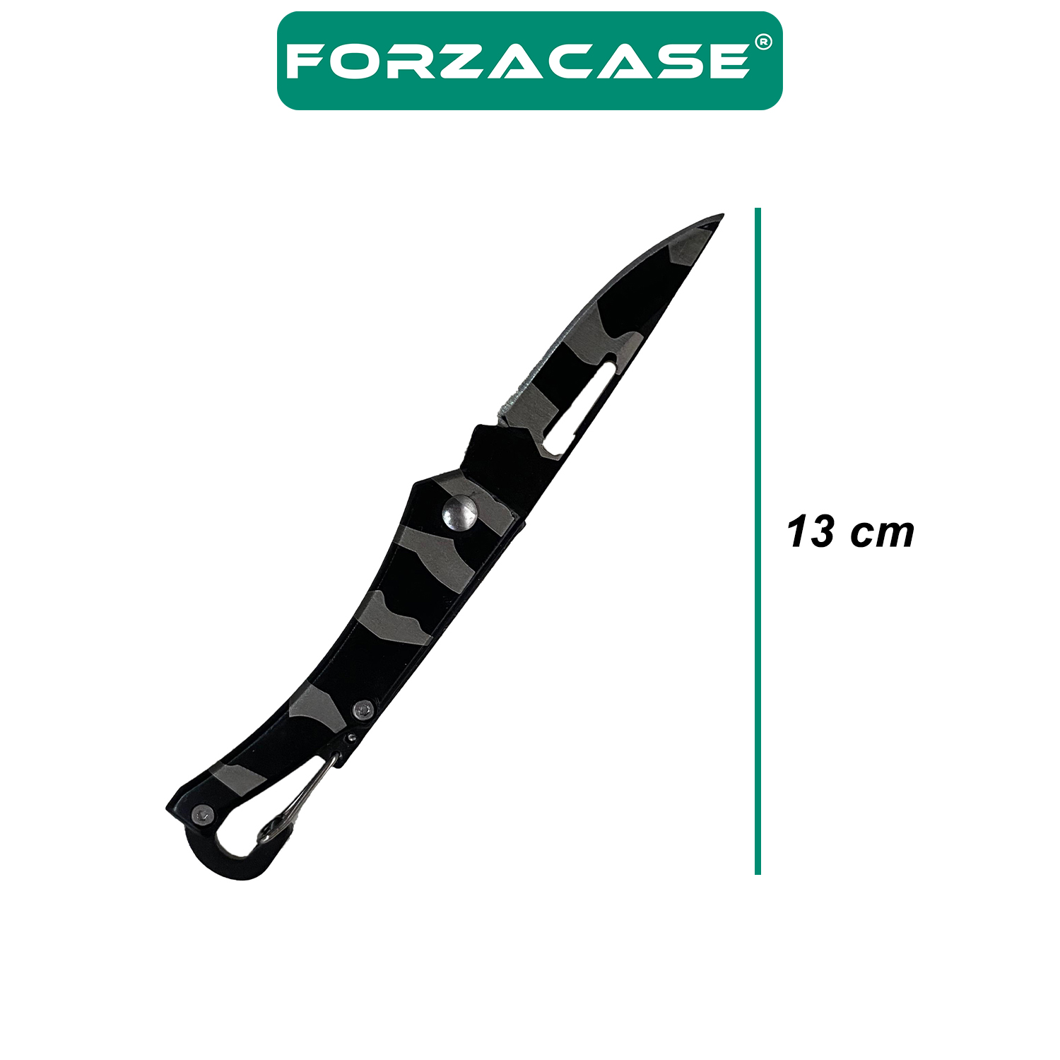 Forzacase Paslanmaz Çelik Ultra Keskin Outdoor Avcılık Kamp Çakısı Kamp Mutfak Bıçağı - FC339