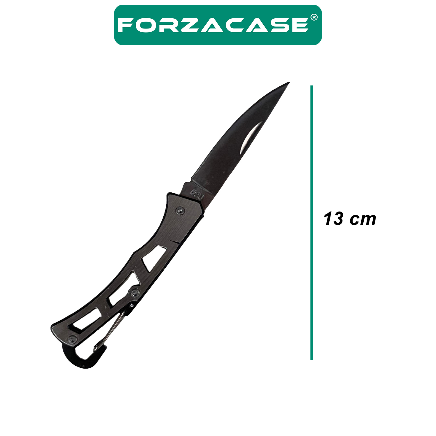 Forzacase Paslanmaz Çelik Ultra Keskin Outdoor Avcılık Kamp Çakısı Kamp Mutfak Bıçağı - FC340