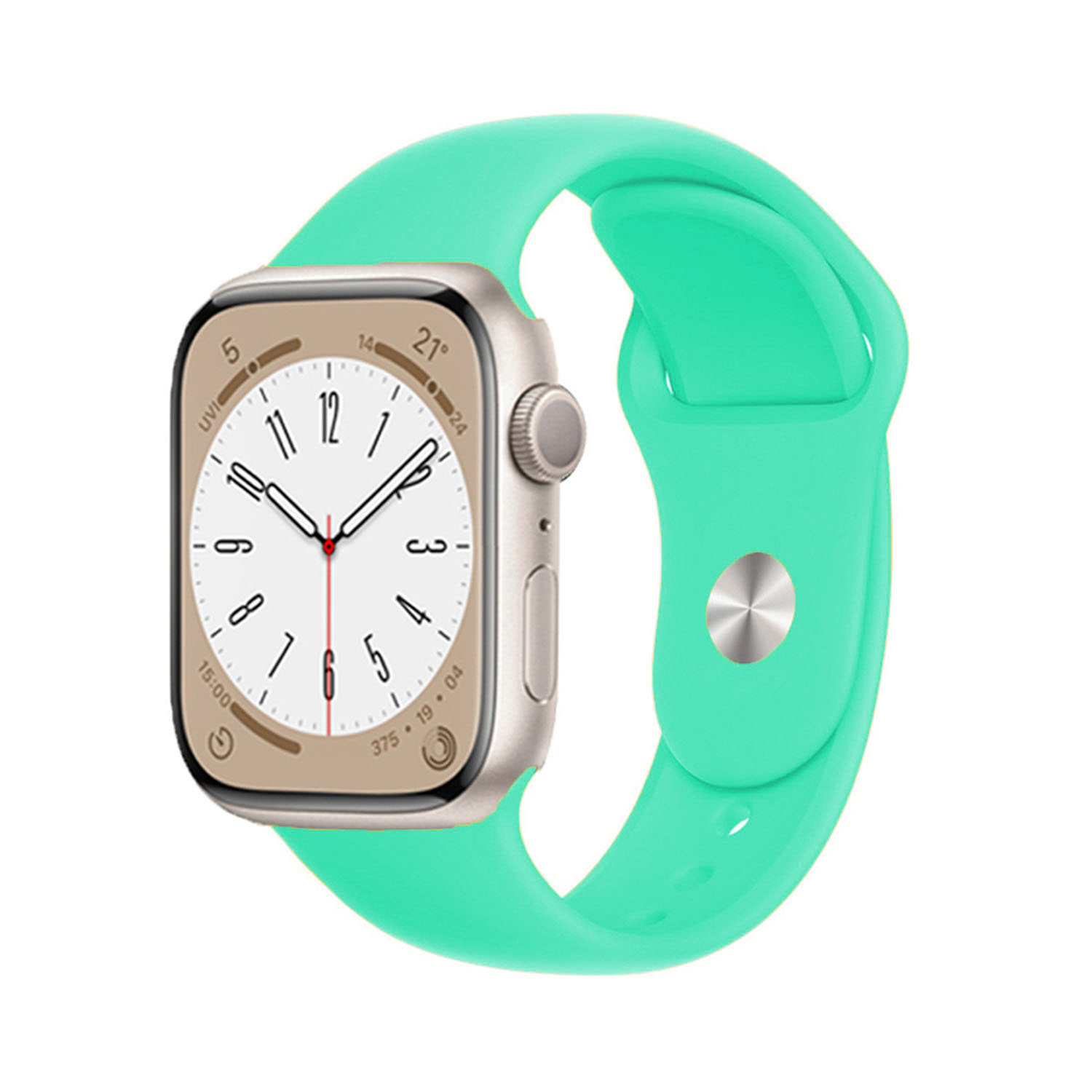 Forzacase Apple Watch 38 / 40 / 41 mm uyumlu Silikon Kordon Kayış - FC004