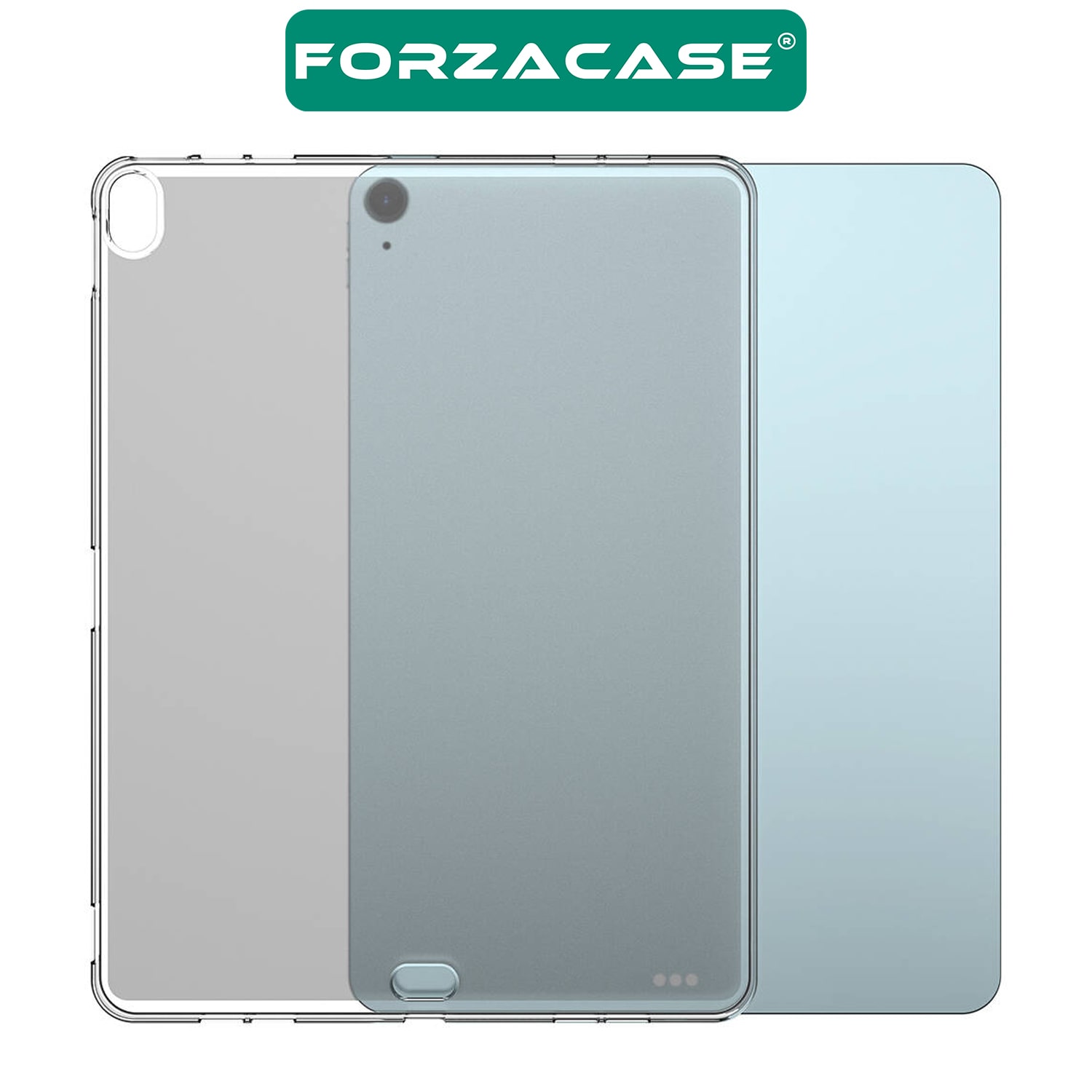 Forzacase iPad Air 11 2025 M3 11 inch ile uyumlu Silikon Kılıf Şeffaf - FC013