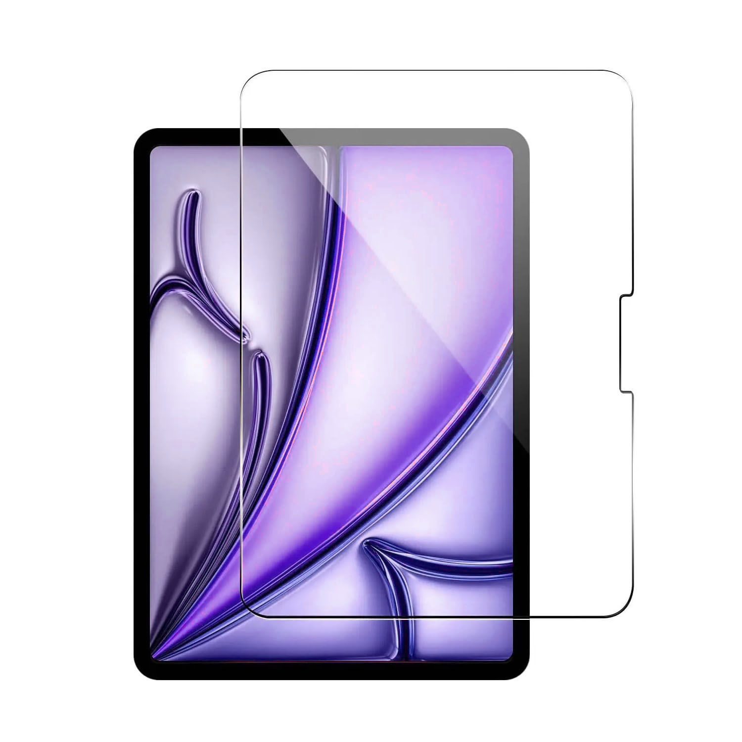 Forzacase iPad Air 13 2025 M3 13 inch ile uyumlu Temperli Kırılmaz Cam Ekran Koruyucu - FC021
