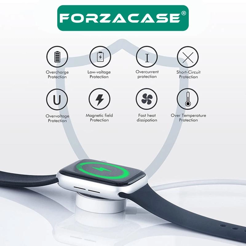 Forzacase Apple Watch SE 3 40mm ve 44mm ile uyumlu USB Manyetik Şarj Kablosu 1 metre - FC017