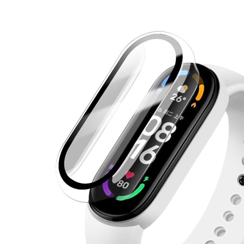 Forzacase Xiaomi Mi Band 7 Önü Kapalı Ekran Korumalı Sert Rubber Kılıf - FC015