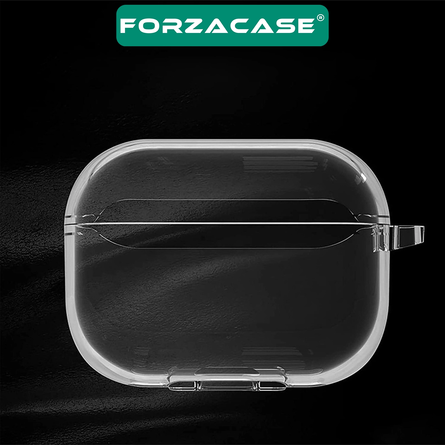 Forzacase Huawei Freebuds Se 4 ile uyumlu Şeffaf Anahtar Askılıklı Bluetooth Kulaklık Kılıfı - FC927