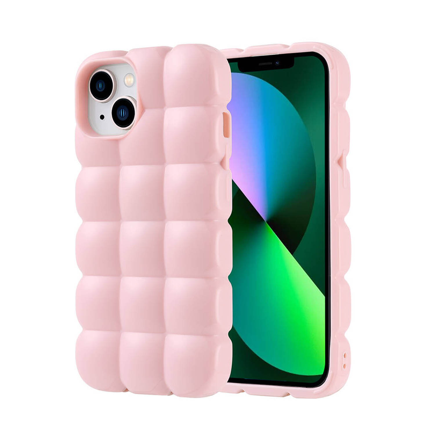 Forzacase iPhone 13 uyumlu Candy Serisi Darbeye Dayanıklı Parlak Esnek Silikon Kılıf