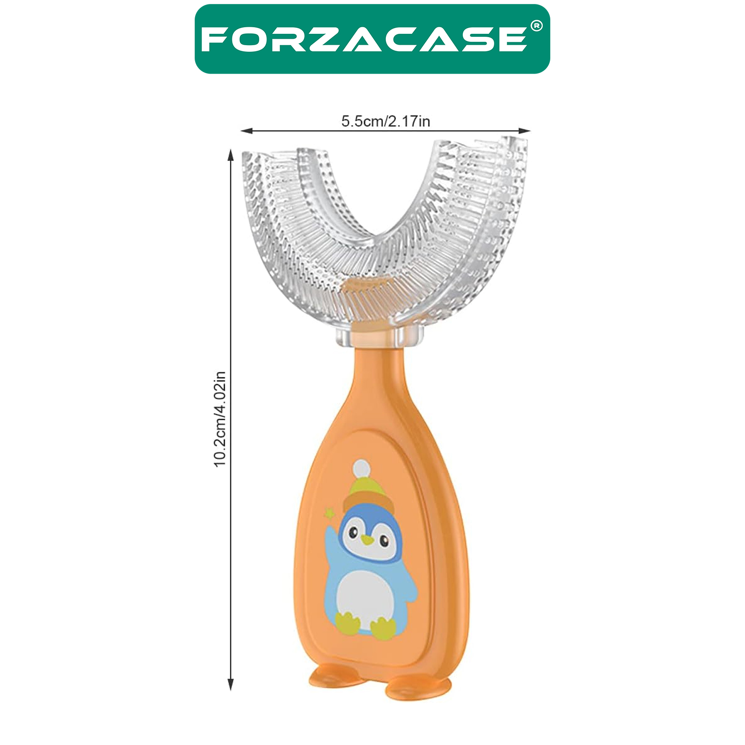 Forzacase Silikon 360 Derece U Şekilli Yumuşak Çocuk Diş Fırçası  - FC359