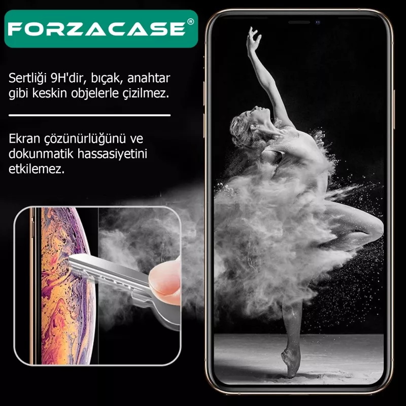 Forzacase Samsung Galaxy A36 / A56 ile uyumlu Temperli Kırılmaz Cam Ekran Koruyucu - FC002