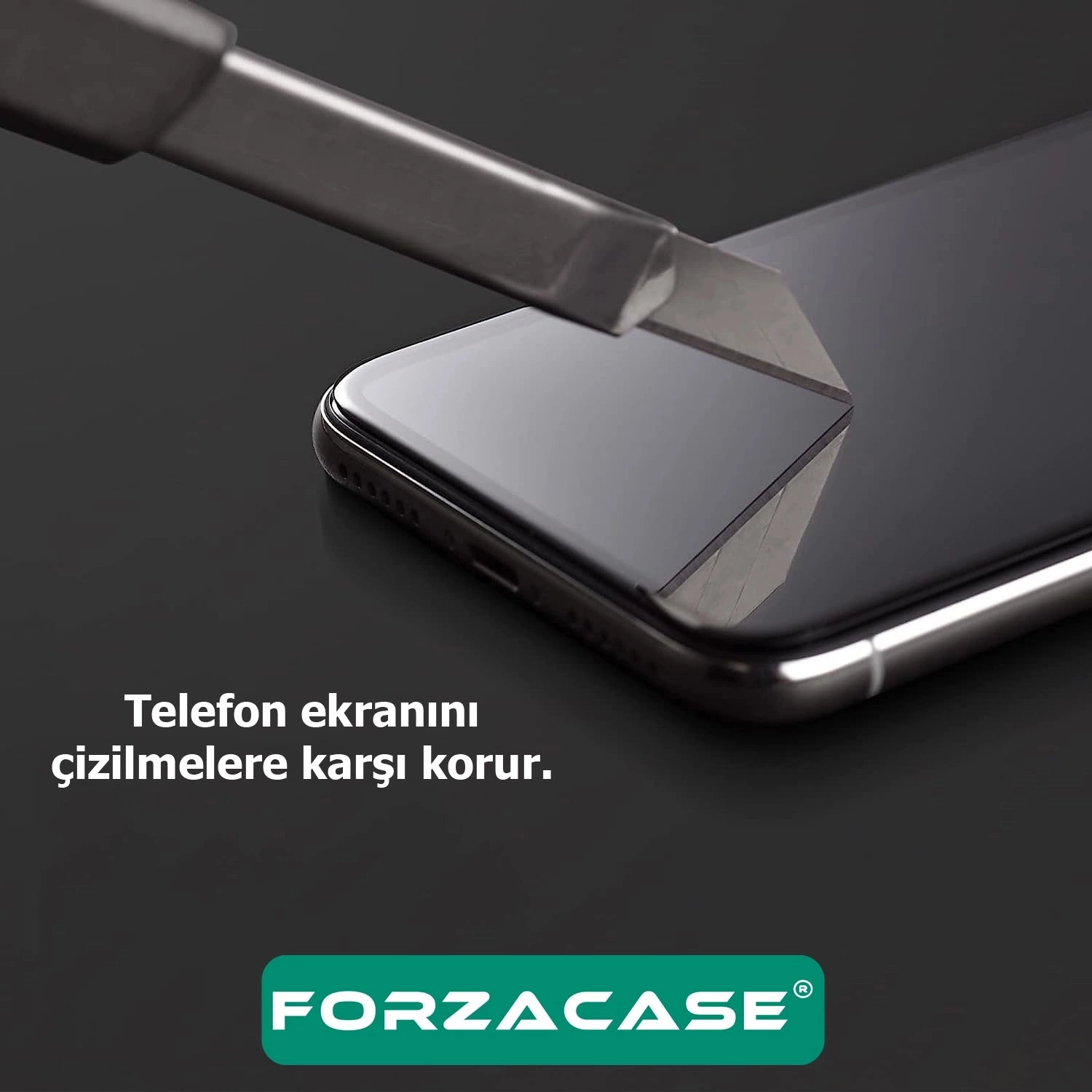 Forzacase Samsung Galaxy S24 FE uyumlu Çerçeveli Tam Kaplayan Temperli Ekran Koruyucu - FC003