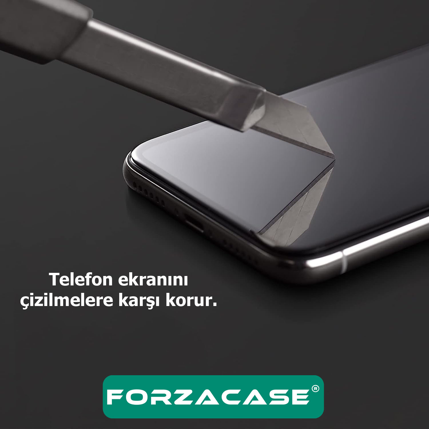 Forzacase Tecno Pova 3 ile uyumlu Çerçeveli Tam Kaplayan Temperli Ekran Koruyucu - FC003