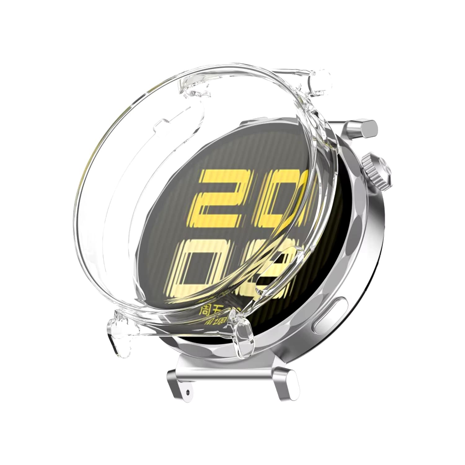Forzacase Huawei Watch GT5 41mm ile uyumlu Önü Kapalı Ekran Korumalı Silikon Kılıf - FC010