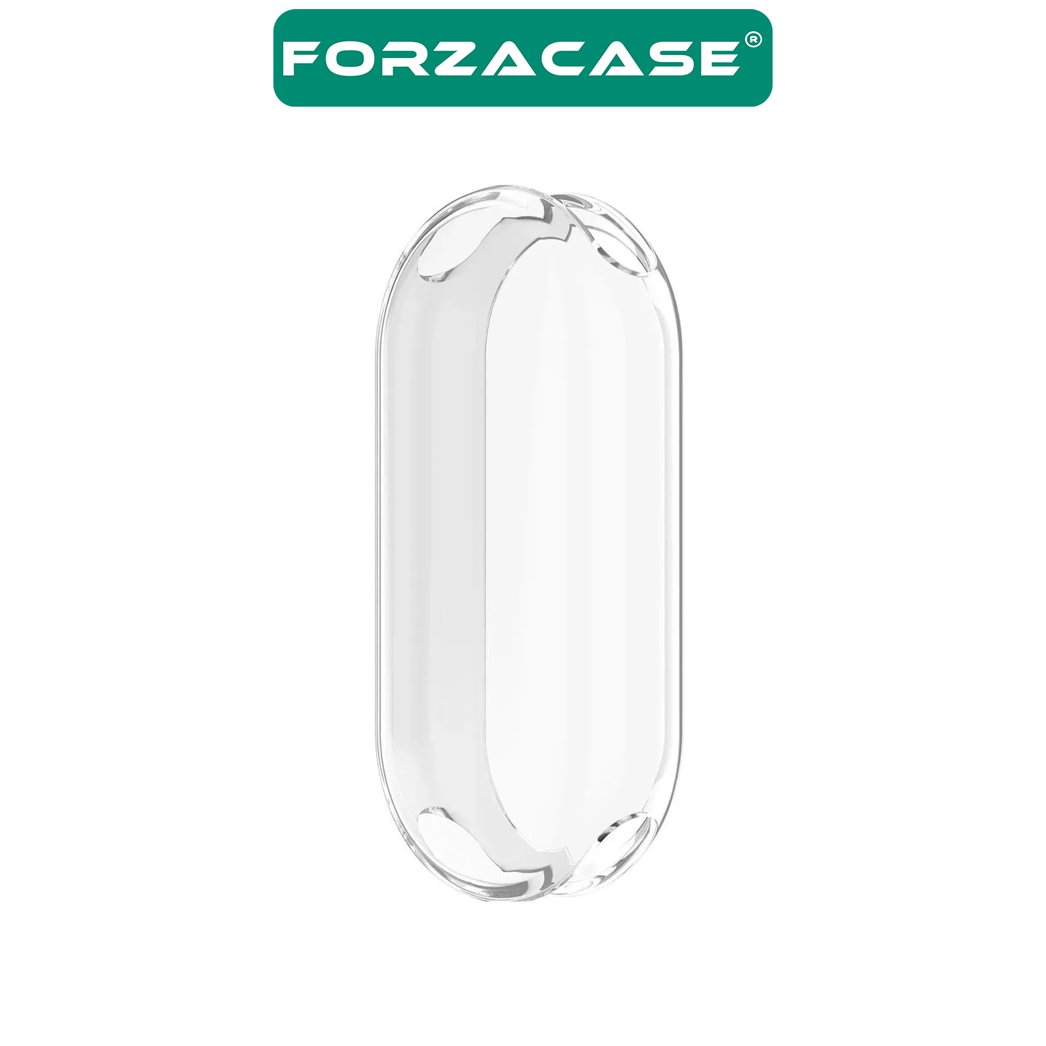 Forzacase Xiaomi Mi Band 8 ile uyumlu Önü Kapalı Ekran Korumalı Silikon Kılıf - FC010