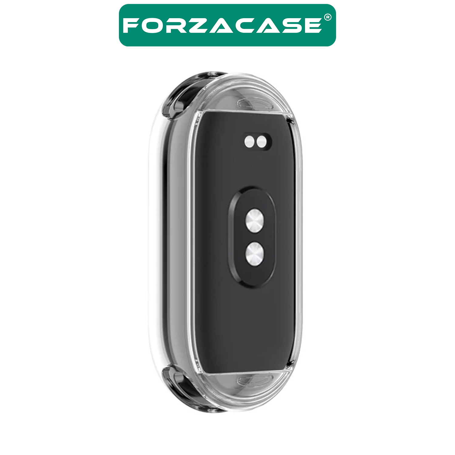 Forzacase Xiaomi Mi Band 8 ile uyumlu Önü Kapalı Ekran Korumalı Silikon Kılıf - FC010