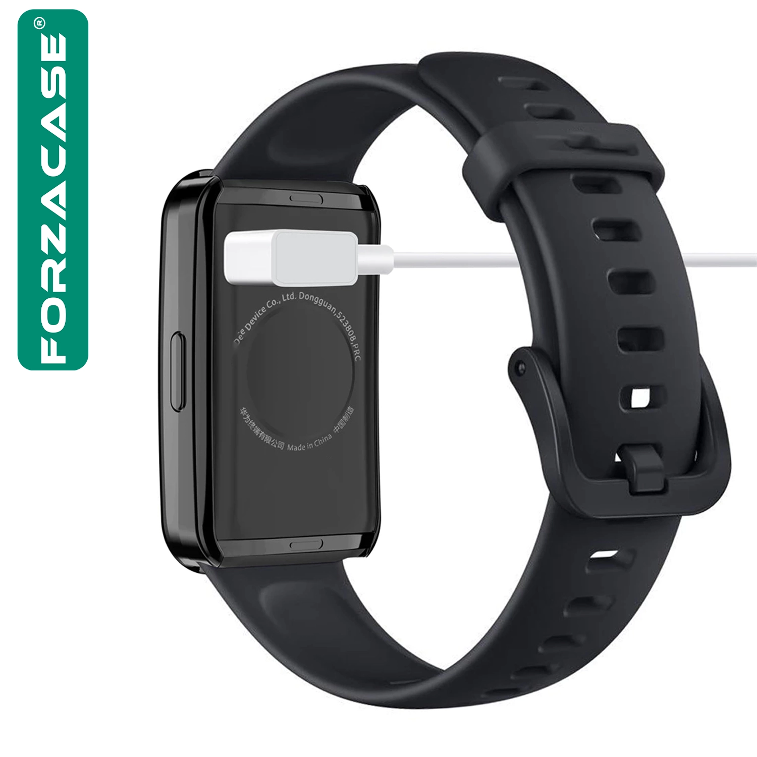 Forzacase Huawei Band 11 ile uyumlu Önü Kapalı Ekran Korumalı Silikon Kılıf - FC010