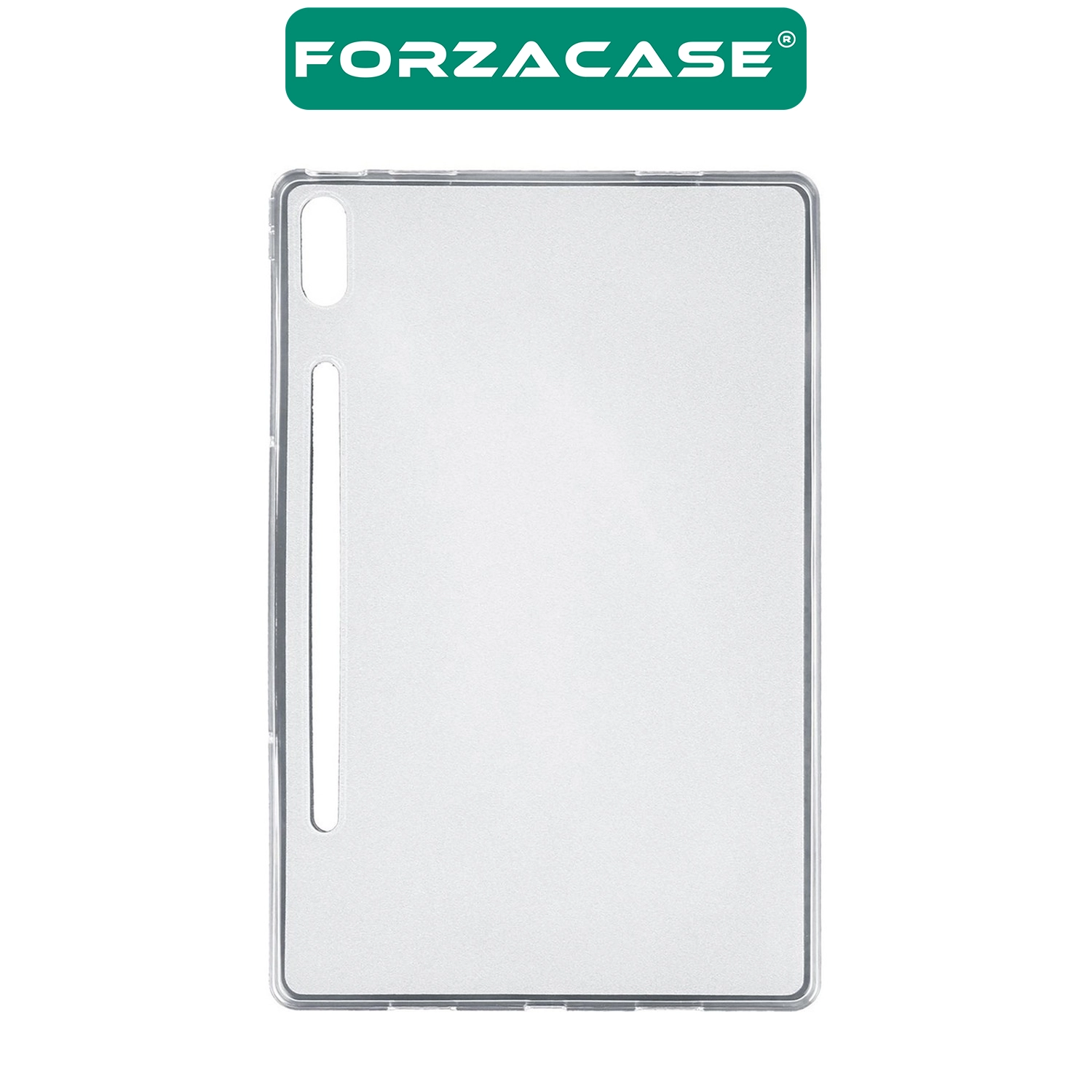 Forzacase Lenovo Tab P12 TB370FU 12.7 Inch ile uyumlu Silikon Kılıf Buzlu Şeffaf - FC013