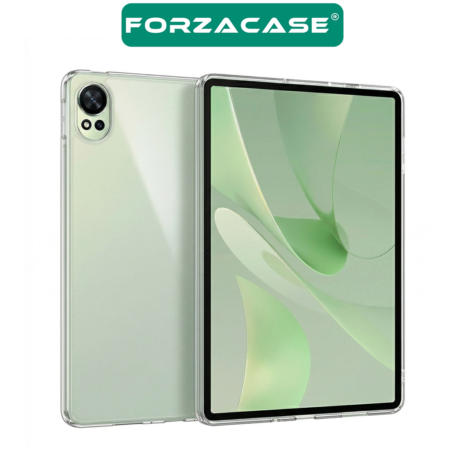 Forzacase Huawei MatePad 12X 12.0 Inch 2025 ile uyumlu Silikon Kılıf Buzlu Şeffaf - FC013