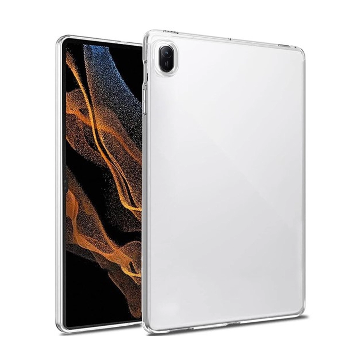 Forzacase Huawei MatePad SE 11 inch ile uyumlu Silikon Kılıf Şeffaf - FC013