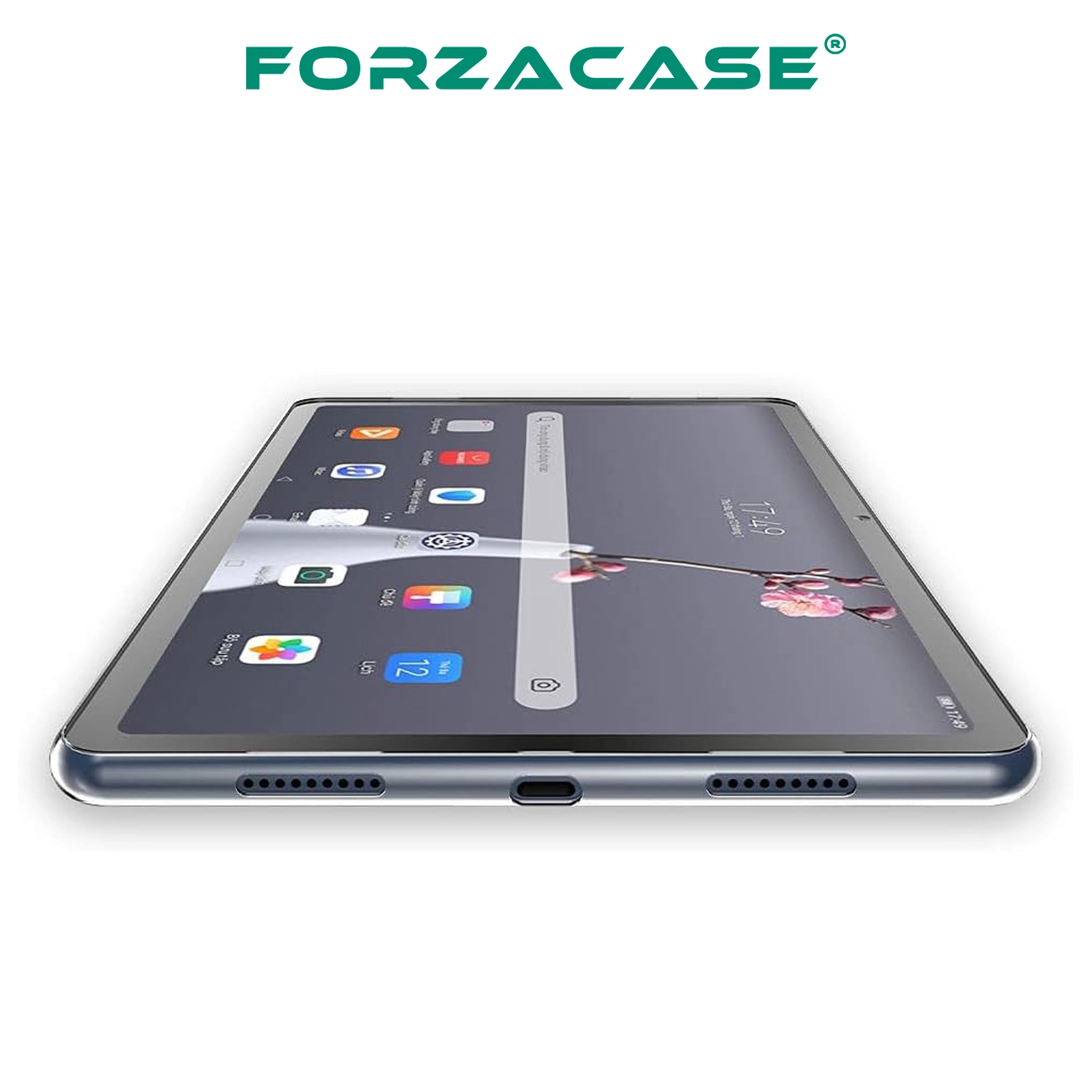 Forzacase Huawei MatePad SE 11 inch ile uyumlu Silikon Kılıf Şeffaf - FC013