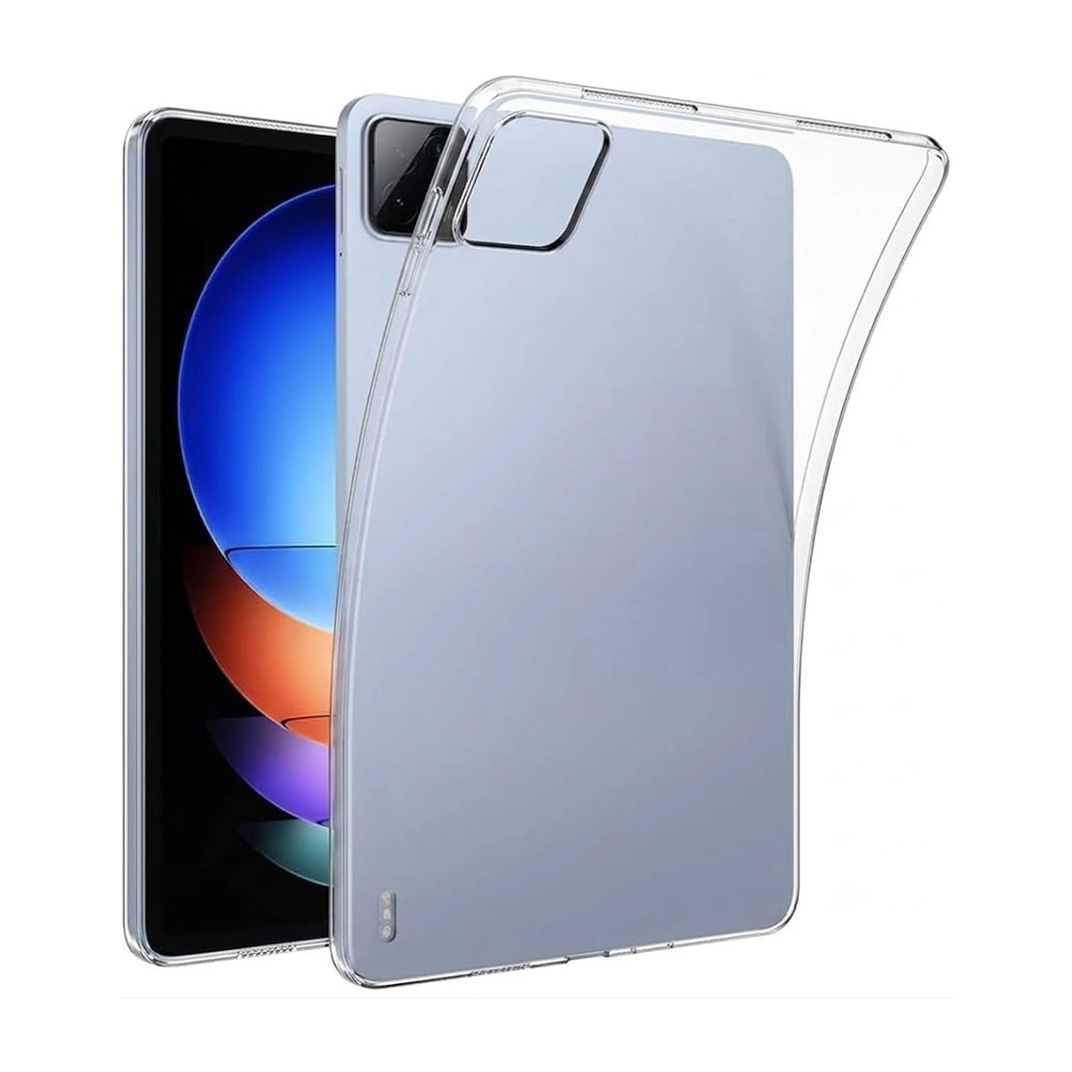 Forzacase Xiaomi Pad 8 / 8 Pro 11.2 inch ile uyumlu Silikon Kılıf Şeffaf - FC013