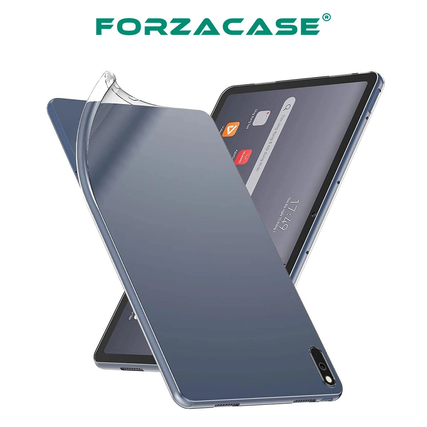 Forzacase Xiaomi Pad 8 / 8 Pro 11.2 inch ile uyumlu Silikon Kılıf Şeffaf - FC013