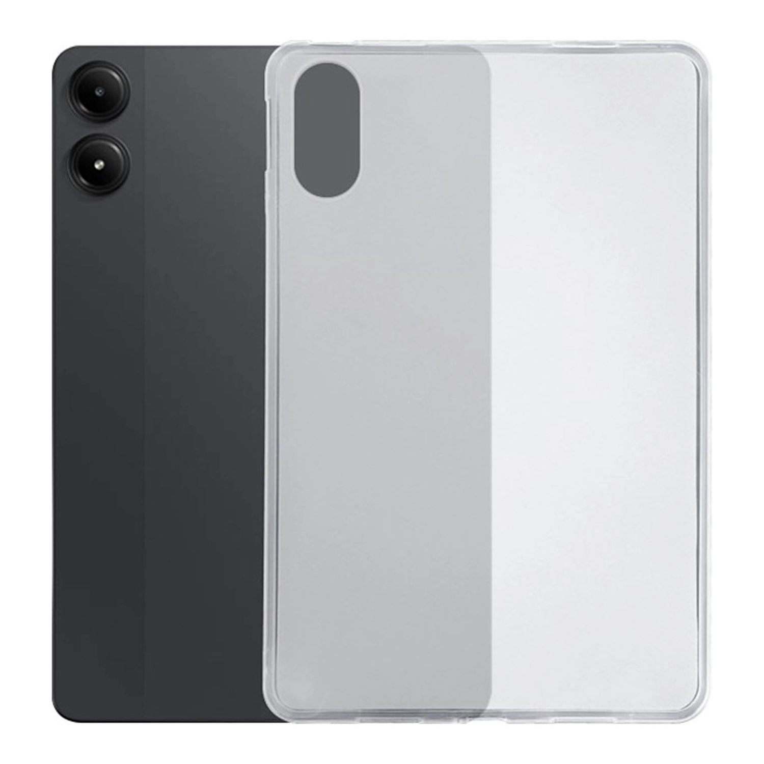 Forzacase Redmi Pad Pro 12.1 Inch ile uyumlu Silikon Kılıf Buzlu Şeffaf - FC013