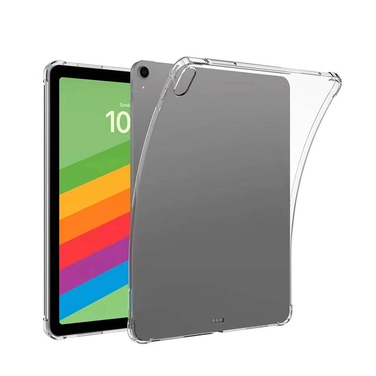 Forzacase Apple iPad Air 13 2026 13 inch ile uyumlu Anti Shock Silikon Kılıf Şeffaf - FC014