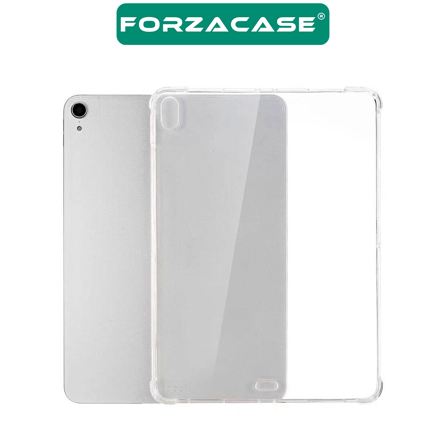 Forzacase Apple iPad Air 13 2026 13 inch ile uyumlu Anti Shock Silikon Kılıf Şeffaf - FC014
