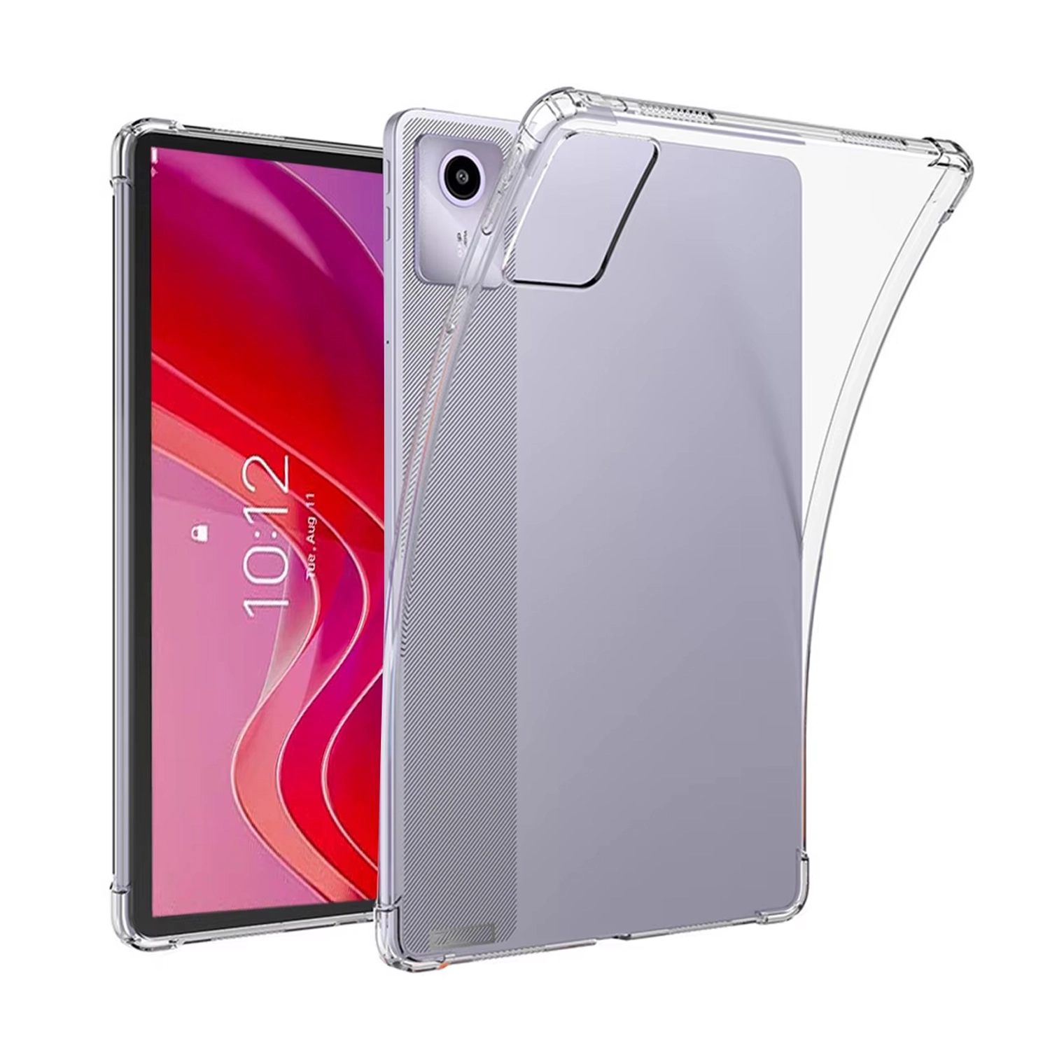 Forzacase Lenovo Tab M11 11 inch ile uyumlu Anti Shock Silikon Kılıf Şeffaf - FC014