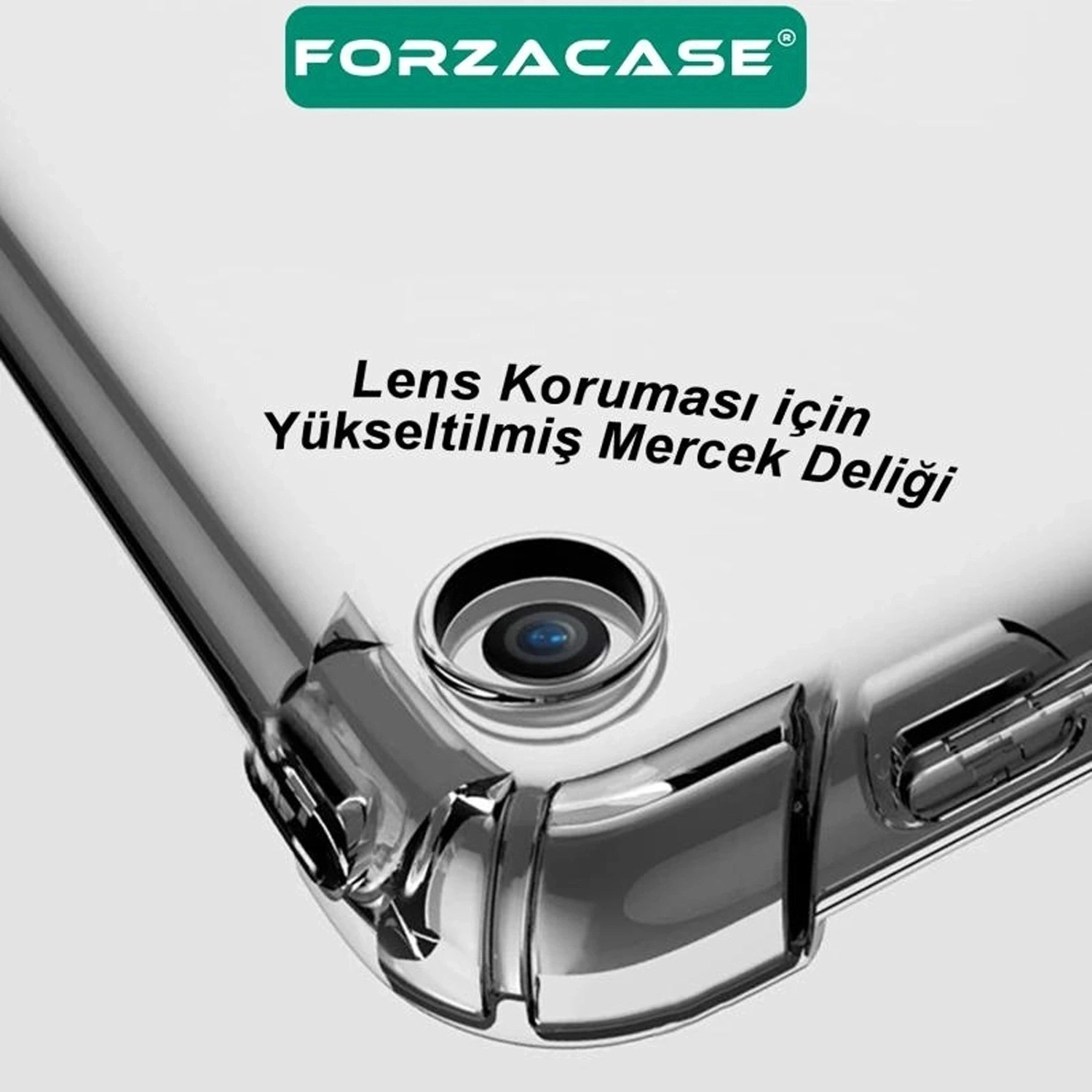 Forzacase ZTE Nubia Redmagic Astra 9.06 inch ile uyumlu Anti Shock Silikon Kılıf Şeffaf - FC014