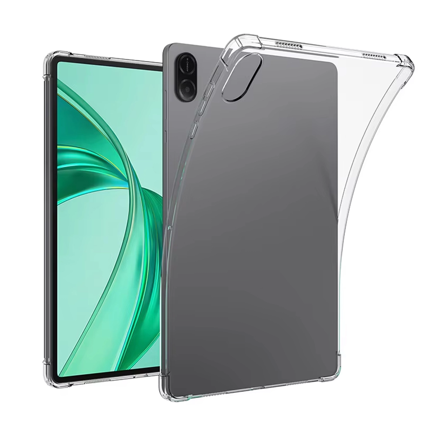 Forzacase Honor Pad X8a 11 inch ile uyumlu Anti Shock Silikon Kılıf Şeffaf - FC014