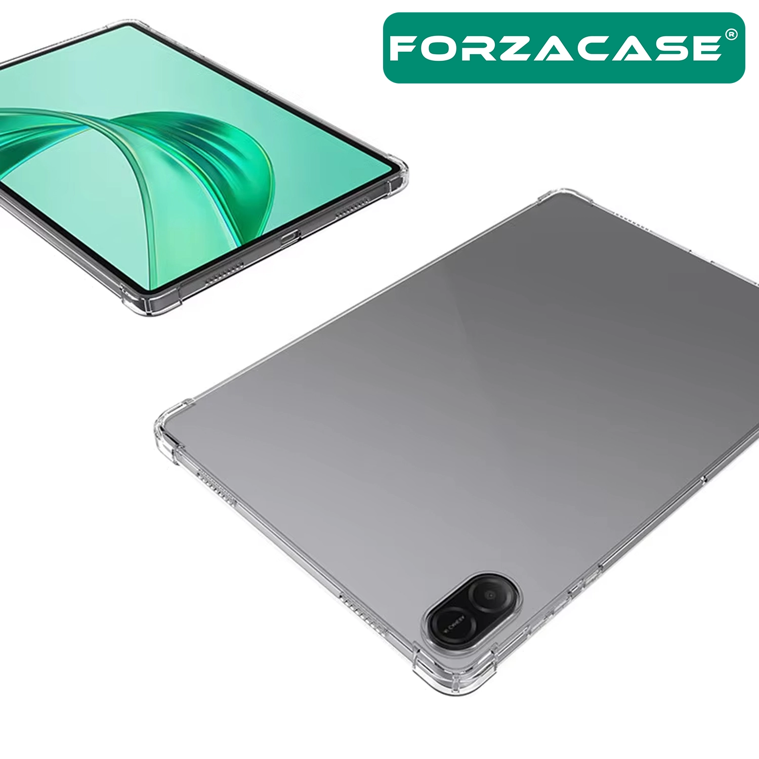Forzacase Honor Pad X8a 11 inch ile uyumlu Anti Shock Silikon Kılıf Şeffaf - FC014